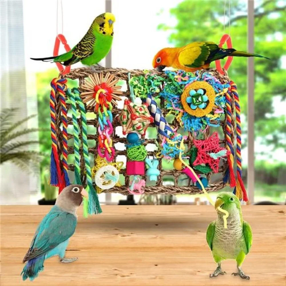 Bird Toys Bird Foraging Toys for Parakeets Cockatiel Conures Lovebirds Foraging